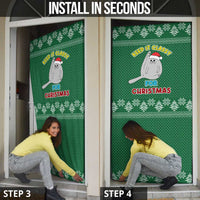 Cat Keep It Classy Christmas Door Cover Xmas Holiday Patterns - Wonder Print Shop