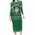 Cat Keep It Classy Christmas Family Matching Long Sleeve Bodycon Dress and Hawaiian Shirt Xmas Holiday Patterns - Wonder Print Shop