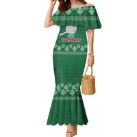 Cat Keep It Classy Christmas Family Matching Mermaid Dress and Hawaiian Shirt Xmas Holiday Patterns - Wonder Print Shop