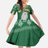Cat Keep It Classy Christmas Family Matching Off The Shoulder Long Sleeve Dress and Hawaiian Shirt Xmas Holiday Patterns - Wonder Print Shop