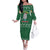 Cat Keep It Classy Christmas Family Matching Off The Shoulder Long Sleeve Dress and Hawaiian Shirt Xmas Holiday Patterns - Wonder Print Shop