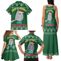 Cat Keep It Classy Christmas Family Matching Tank Maxi Dress and Hawaiian Shirt Xmas Holiday Patterns - Wonder Print Shop