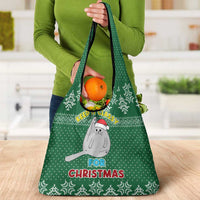 Cat Keep It Classy Christmas Grocery Bag Xmas Holiday Patterns - Wonder Print Shop