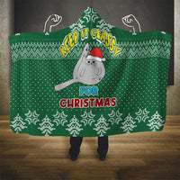 Cat Keep It Classy Christmas Hooded Blanket Xmas Holiday Patterns - Wonder Print Shop