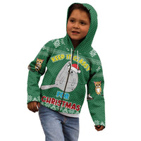 Cat Keep It Classy Christmas Kid Hoodie Xmas Holiday Patterns - Wonder Print Shop