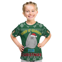 Cat Keep It Classy Christmas Kid T Shirt Xmas Holiday Patterns - Wonder Print Shop