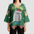 Cat Keep It Classy Christmas Kimono Sleeve Blouse Xmas Holiday Patterns - Wonder Print Shop