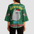 Cat Keep It Classy Christmas Kimono Sleeve Blouse Xmas Holiday Patterns - Wonder Print Shop