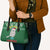 Cat Keep It Classy Christmas Leather Bag Xmas Holiday Patterns - Wonder Print Shop