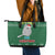 Cat Keep It Classy Christmas Leather Tote Bag Xmas Holiday Patterns - Wonder Print Shop