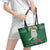 Cat Keep It Classy Christmas Leather Tote Bag Xmas Holiday Patterns - Wonder Print Shop