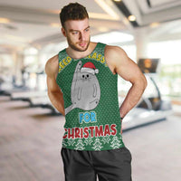 Cat Keep It Classy Christmas Men Tank Top Xmas Holiday Patterns - Wonder Print Shop