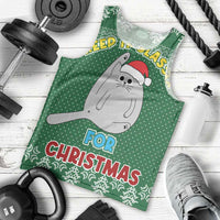 Cat Keep It Classy Christmas Men Tank Top Xmas Holiday Patterns - Wonder Print Shop