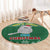 Cat Keep It Classy Christmas Round Carpet Xmas Holiday Patterns - Wonder Print Shop