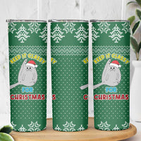 Cat Keep It Classy Christmas Skinny Tumbler Xmas Holiday Patterns - Wonder Print Shop