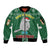 Cat Keep It Classy Christmas Sleeve Zip Bomber Jacket Xmas Holiday Patterns - Wonder Print Shop