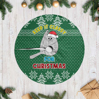 Cat Keep It Classy Christmas Tree Skirt Xmas Holiday Patterns - Wonder Print Shop