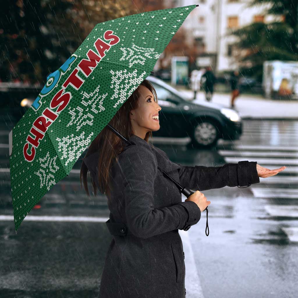 Cat Keep It Classy Christmas Umbrella Xmas Holiday Patterns - Wonder Print Shop
