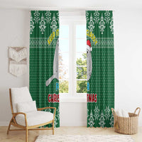 Cat Keep It Classy Christmas Window Curtain Xmas Holiday Patterns - Wonder Print Shop