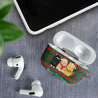Cat Meowy Christmas AirPods Case Xmas Holiday Patterns - Wonder Print Shop