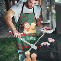 Cat Meowy Christmas Apron Xmas Holiday Patterns - Wonder Print Shop