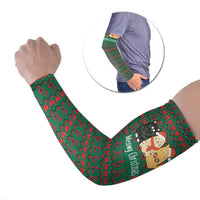 Cat Meowy Christmas Arm Sleeves Xmas Holiday Patterns - Wonder Print Shop