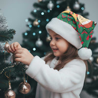 Cat Meowy Christmas Santa Hat Xmas Holiday Patterns - Wonder Print Shop
