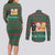 Cat Meowy Christmas Couples Matching Long Sleeve Bodycon Dress and Long Sleeve Button Shirt Xmas Holiday Patterns - Wonder Print Shop