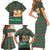 Cat Meowy Christmas Family Matching Short Sleeve Bodycon Dress and Hawaiian Shirt Xmas Holiday Patterns - Wonder Print Shop
