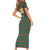 Cat Meowy Christmas Family Matching Short Sleeve Bodycon Dress and Hawaiian Shirt Xmas Holiday Patterns - Wonder Print Shop