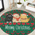 Cat Meowy Christmas Round Carpet Xmas Holiday Patterns - Wonder Print Shop