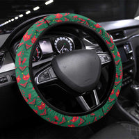 Cat Meowy Christmas Steering Wheel Cover Xmas Holiday Patterns - Wonder Print Shop