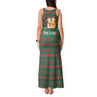 Cat Meowy Christmas Tank Maxi Dress Xmas Holiday Patterns - Wonder Print Shop