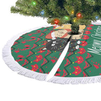 Cat Meowy Christmas Tree Skirt Xmas Holiday Patterns - Wonder Print Shop