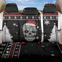 Cat Skull Santa Christmas Back Car Seat Cover Xmas Holiday Patterns - Wonder Print Shop
