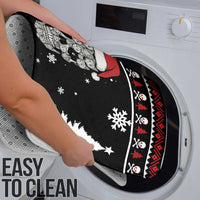 Cat Skull Santa Christmas Bathroom Set Xmas Holiday Patterns - Wonder Print Shop