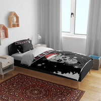 Cat Skull Santa Christmas Bedding Set Xmas Holiday Patterns - Wonder Print Shop