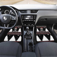 Cat Skull Santa Christmas Car Mats Xmas Holiday Patterns - Wonder Print Shop