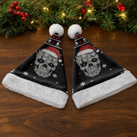 Cat Skull Santa Christmas Santa Hat Xmas Holiday Patterns - Wonder Print Shop