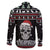 Cat Skull Santa Christmas Family Matching Long Sleeve Bodycon Dress and Hawaiian Shirt Xmas Holiday Patterns - Wonder Print Shop