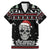 Cat Skull Santa Christmas Family Matching Mermaid Dress and Hawaiian Shirt Xmas Holiday Patterns - Wonder Print Shop