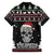 Cat Skull Santa Christmas Family Matching Short Sleeve Bodycon Dress and Hawaiian Shirt Xmas Holiday Patterns - Wonder Print Shop