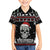 Cat Skull Santa Christmas Family Matching Short Sleeve Bodycon Dress and Hawaiian Shirt Xmas Holiday Patterns - Wonder Print Shop