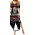 Cat Skull Santa Christmas Family Matching Summer Maxi Dress and Hawaiian Shirt Xmas Holiday Patterns - Wonder Print Shop