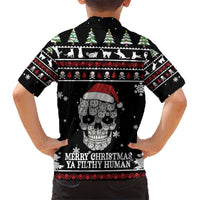 Cat Skull Santa Christmas Hawaiian Shirt Xmas Holiday Patterns - Wonder Print Shop