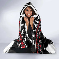 Cat Skull Santa Christmas Hooded Blanket Xmas Holiday Patterns - Wonder Print Shop