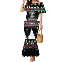Cat Skull Santa Christmas Mermaid Dress Xmas Holiday Patterns - Wonder Print Shop