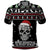 Cat Skull Santa Christmas Polo Shirt Xmas Holiday Patterns - Wonder Print Shop