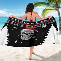 Cat Skull Santa Christmas Sarong Xmas Holiday Patterns - Wonder Print Shop