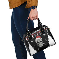 Cat Skull Santa Christmas Shoulder Handbag Xmas Holiday Patterns - Wonder Print Shop